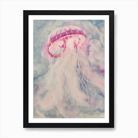 Jellyfish dance Art Print