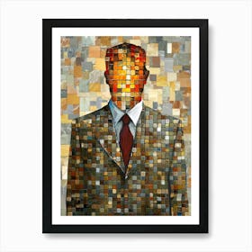 Mosaic Man 1 Art Print