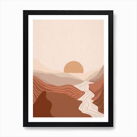 Bohemian Sunset 5 Art Print