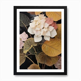 Flower Illustration Hydrangea 1 Art Print