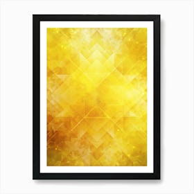 Yellow Abstract Background No Text (2) Art Print