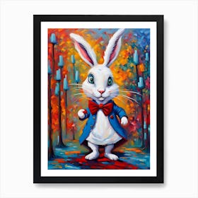 The White Rabbit - Alice In Wonderland Art Print