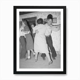 Round Dance, Pie Town, New Mexico, Among People Where Square Dancing Is The Usual Form Of Dancing, Regular Ball Art Print