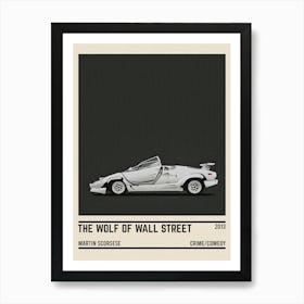 The Wolf Of Wall Street Movie Car Art Print