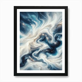 Nebula Flow Art Print