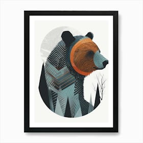 Bear Canvas Print Art Print