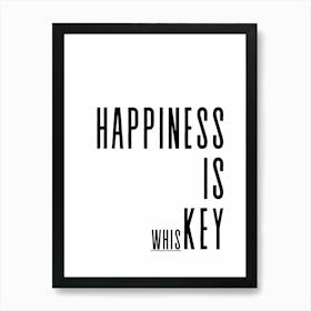 Happiness Is Key Affiche