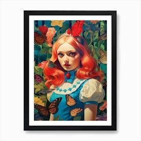 Alice In Wonderland Kitsch 6 Art Print