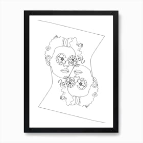 I See Flowers  Art Print