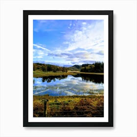 Cairngorms Twilight, Scottish Highlands Art Print