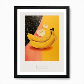 Art Deco Banana Poster Art Print