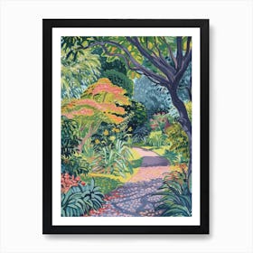 Kew Green London Parks Garden 2 Painting Art Print