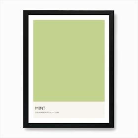 Mint Colour Block Poster Art Print