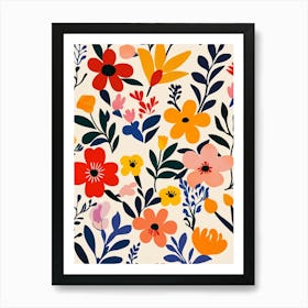 Floral Pattern 6 Art Print