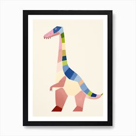 Nursery Dinosaur Art Plateosaurus 2 Art Print