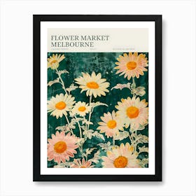 Flower Market Melbourne Art Print