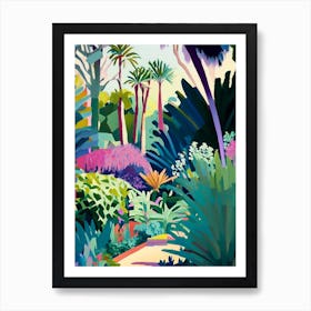 San Diego Botanic Garden, 1, Usa Abstract Still Life Art Print