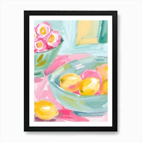 Lemon Poster Art Print