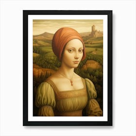 Lady Of The Valley Art Print