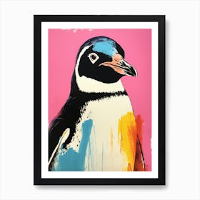 Andy Warhol Style Bird Penguin 4 Art Print