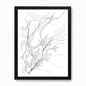 Abstract Tree Branch 1 Art Print