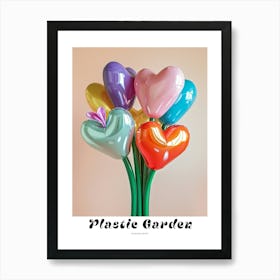 Dreamy Inflatable Flowers Poster Bleeding Heart 3 Art Print