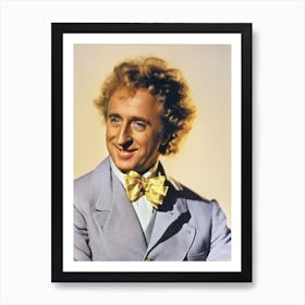 Gene Wilder Retro Collage Movies Art Print