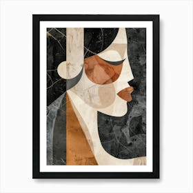 Abstract Portrait Of A Woman 73 Art Print