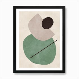 Expressionist organic forms 4 Art Print