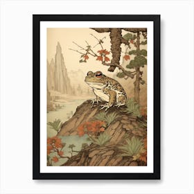 Bullfrog Japanese Style 2 Art Print