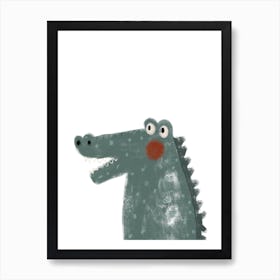 Croc Art Print