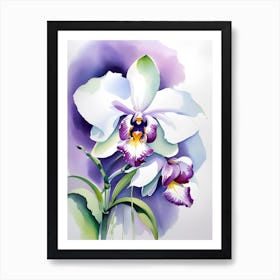 Orchid Painting 1 Poster