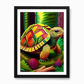 TexturedTurtle3 Art Print