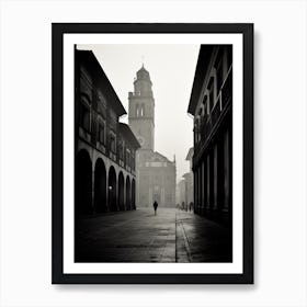 Pavia, Italy,  Black And White Analogue Photography  2 Art Print