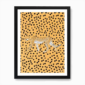 Cheetah Animal Art Print