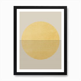 Sun Minimal Art Print