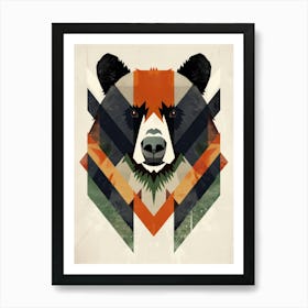 Bear Head 1 Art Print