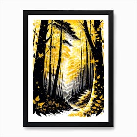 Walk In The Woods Art Print