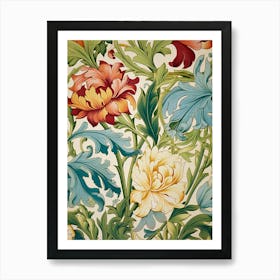 Floral Wallpaper 26 Art Print