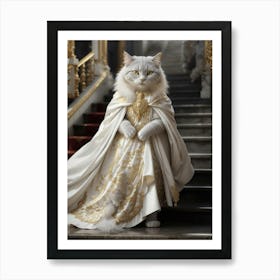 King Cat 3 Art Print