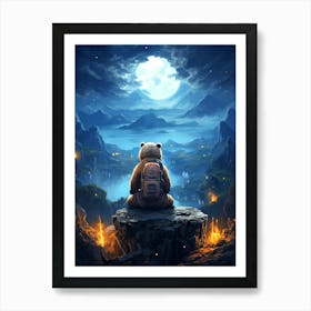 Teddy Bear Art Print