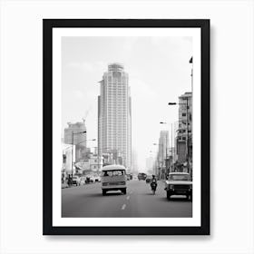 Colombo, Sri Lanka,, Black And White Old Photo 4 Art Print