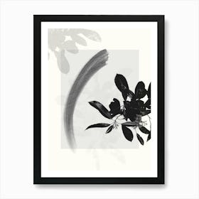 Wall Art Decor, Black and White Contemporary Art Print, Unique Home Decor, Sleek Wall Design for Living Room Art Print