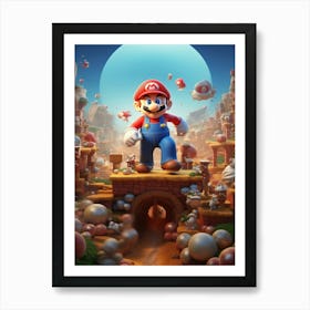 Mario Bros 46 Art Print