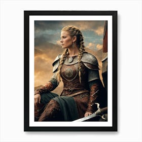 Viking Woman Art Print