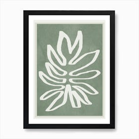 Abstract Leaf Art Print