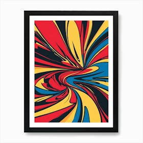 Abstract Swirl Art Print