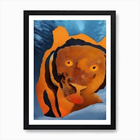 tigerly ai Art Print