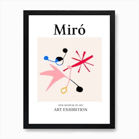 Joan Miro Colours Poster Inspired Art Print