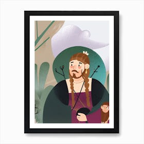 Father & Child Art Print